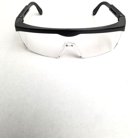 ANSI Z87.1 Polycarbonate Safety Glasses Clear Lens Workwear Lab Industrial PPE - Picture 4 of 9